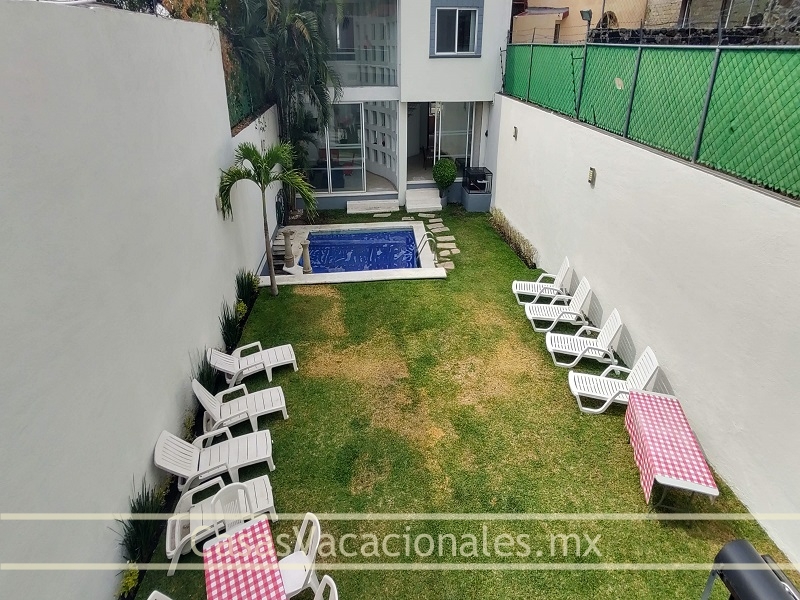 Jenny para 12 personas , Col. Lomas Trujillo, Cuernavaca, Morelos. Casas  Vacacionales. Renta de Casas por Fin de Semana y Vacaciones